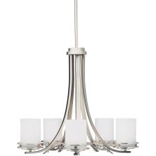 Kichler 5 Light Up Lighting Chandelier from the Hendrik Collection