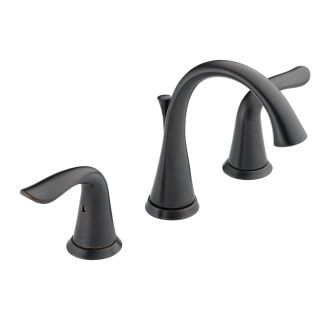 Delta 3538-RB Double Handle Widespread Bathroom Faucet